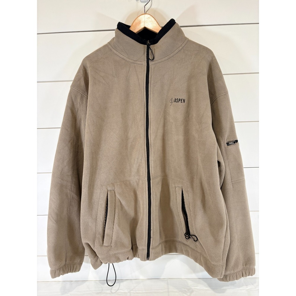 Fossa Aspen Fleece Size 2XL Brown Full zip